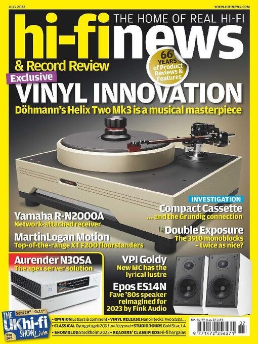 Title details for Hi Fi News by AV Tech Media Ltd - Available